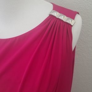 Michael Kors Women's Pink Dress L